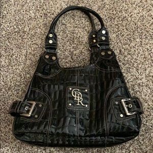 Black handbag